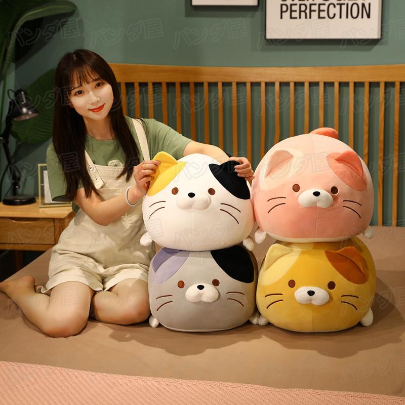 14個セット★猫 BIGぬいぐるみ ねこフレンズ マルチクッション もちもち触感 fhs-02010010-06.jpg