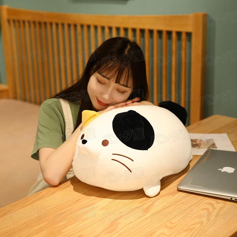 ぬいぐるみネコ 猫 もちもち クッション 癒される 抱き枕 かわいい お