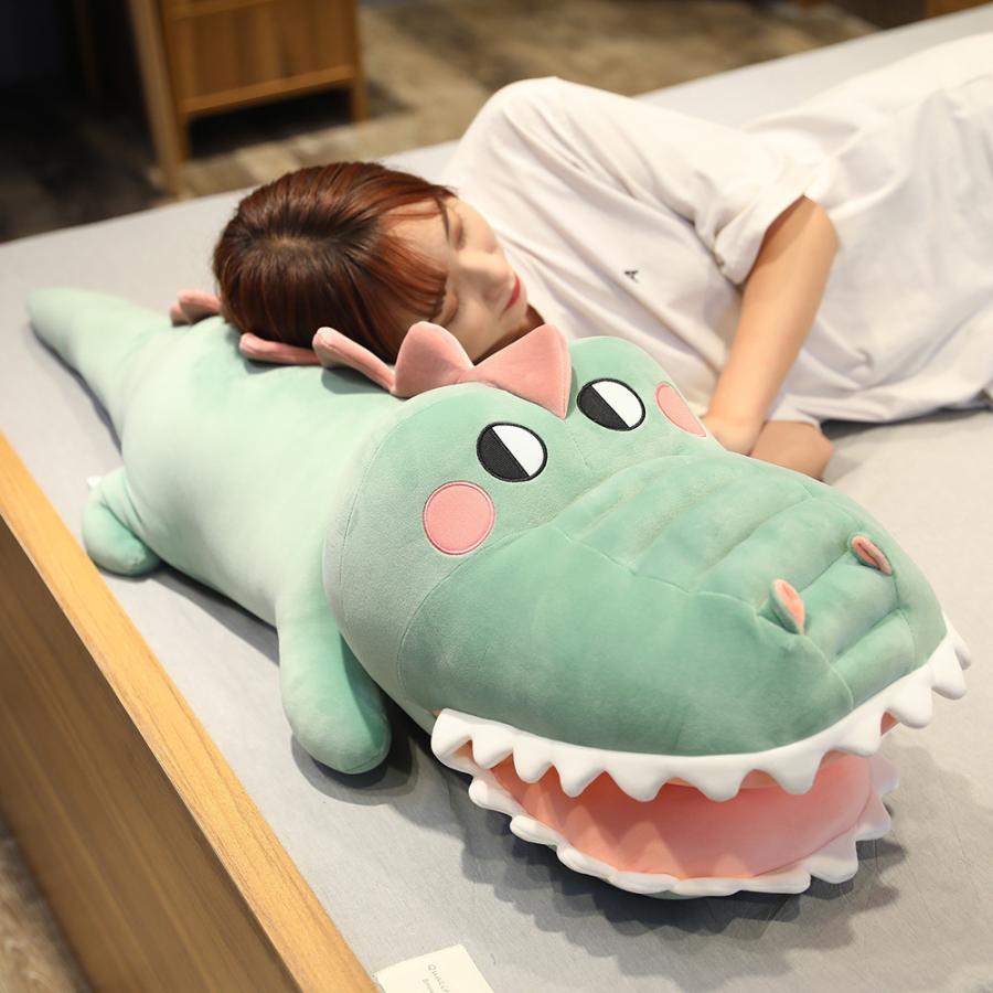 ぬいぐるみ ワニ crocodile ふわふわ 大きな 可愛い 男の子 女の子 子供 ギフト 贈り物 110cm｜pandahome｜10