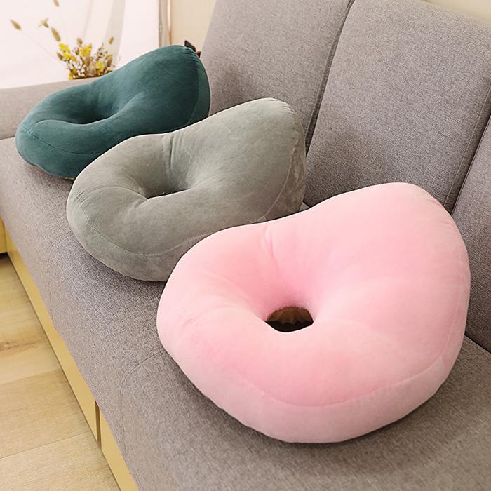 【美品】 穴あき円座クッション　ピンク 楽天市場】ドーナツ 介護 円座 クッション （産後 痔 腰痛