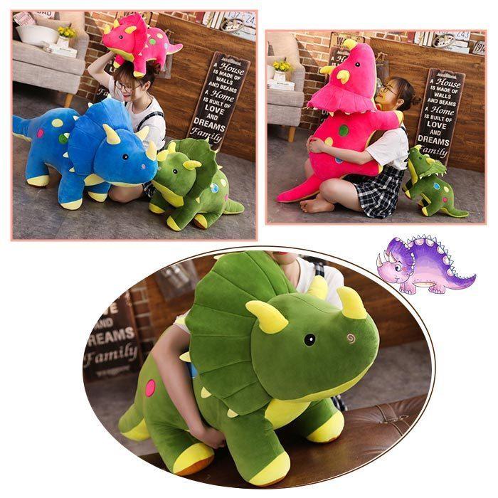 恐竜 トリケラトプス ぬいぐるみ リアル動物 大きい 特大 可愛い