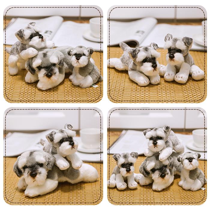 海外作家様　ミニチュアシュナウザー　犬　ぬいぐるみ　teddy bear DOG 海外作家様 ミニチュアシュナウザー 犬 ぬいぐるみ teddy bear