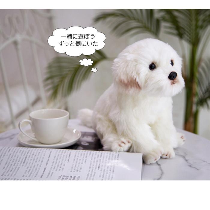 11.ぬいぐるみテディマルチーズ、犬ハンドメイド、オリジナル抱きしめられるサイズ ぬいぐるみ、テディマルチーズ、犬、ハンドメイド、白