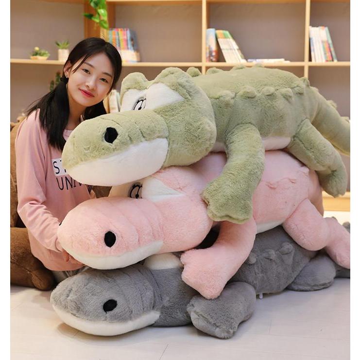 ぬいぐるみ鰐ワニ特大動物 贈り物 抱き枕 バレンタインデー お誕生日 女性 カワイイ 彼女 子供 クリスマスプレゼント200cmの画像