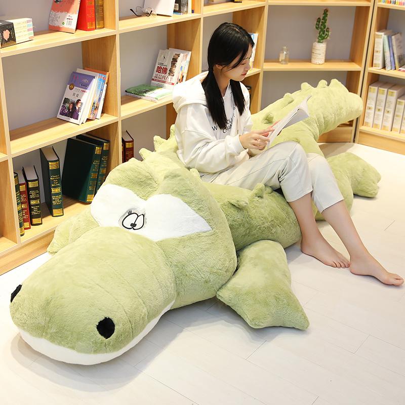 ぬいぐるみ鰐ワニ特大動物 贈り物 抱き枕 バレンタインデー お誕生日 女性 カワイイ 彼女 子供 クリスマスプレゼント200cmの画像