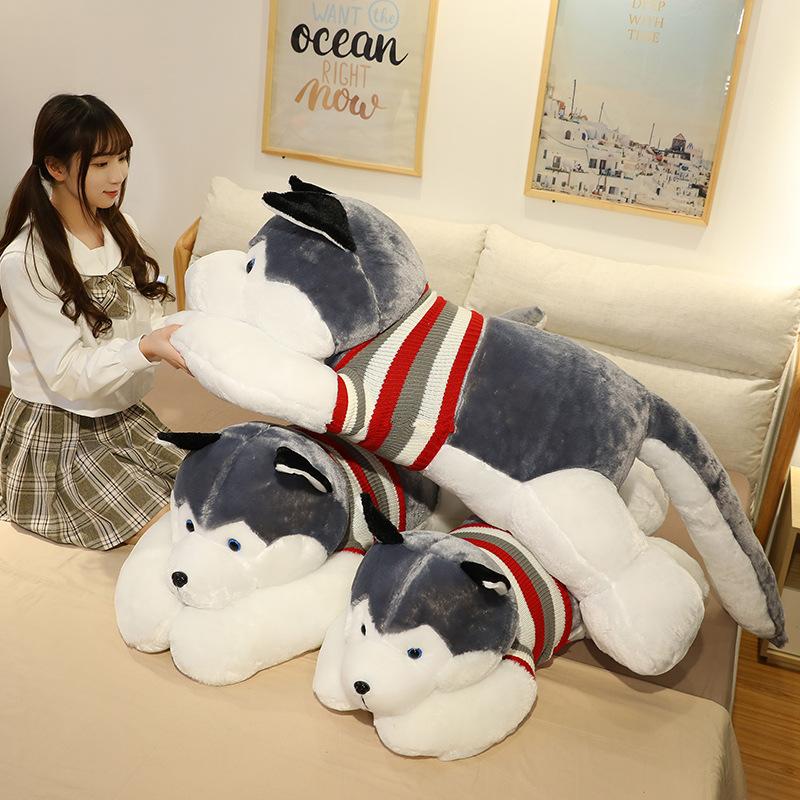 ぬいぐるみ ハスキー 抱き枕 ハスキー犬 特大 おもちゃ いぬ 動物犬