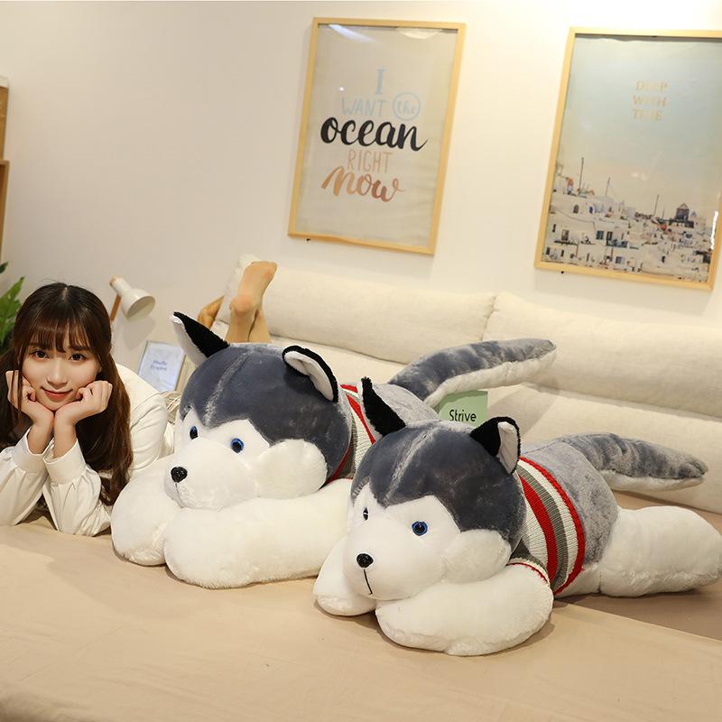 ぬいぐるみ ハスキー 抱き枕 ハスキー犬 特大 おもちゃ いぬ 動物犬