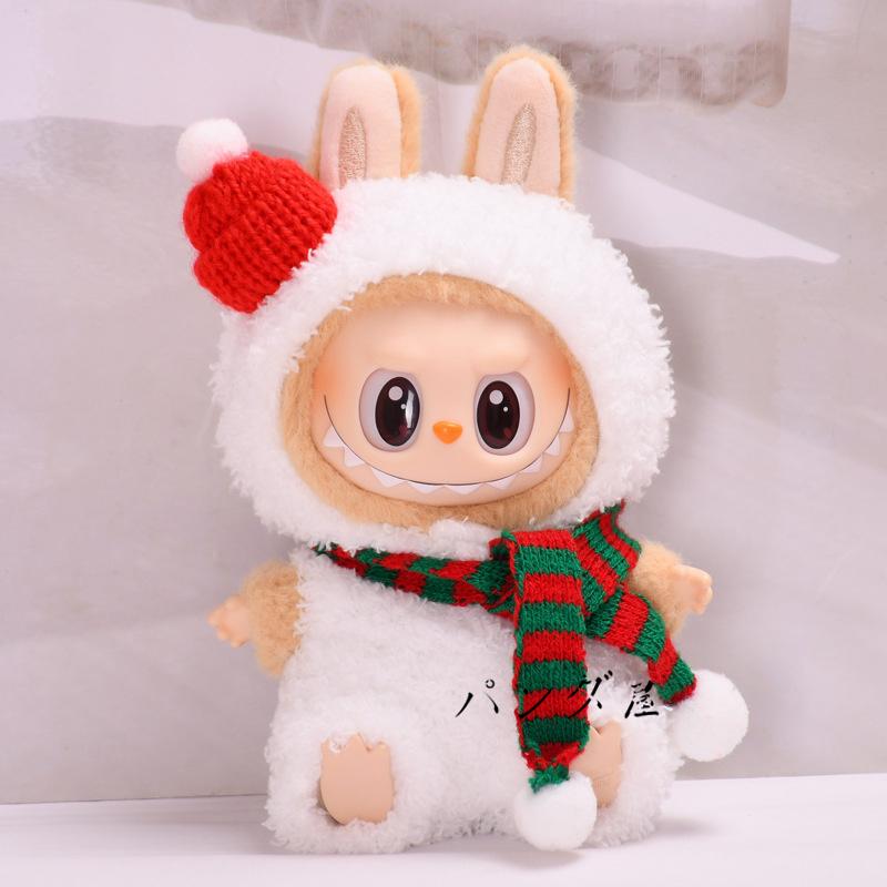 labubu キーホルダー ぬいぐるみ 服 座る ラブブのぬいぐるみ