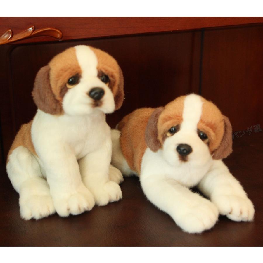 ぬいぐるみ シミュレーションセントバーナード犬 リアルな犬おもちゃ