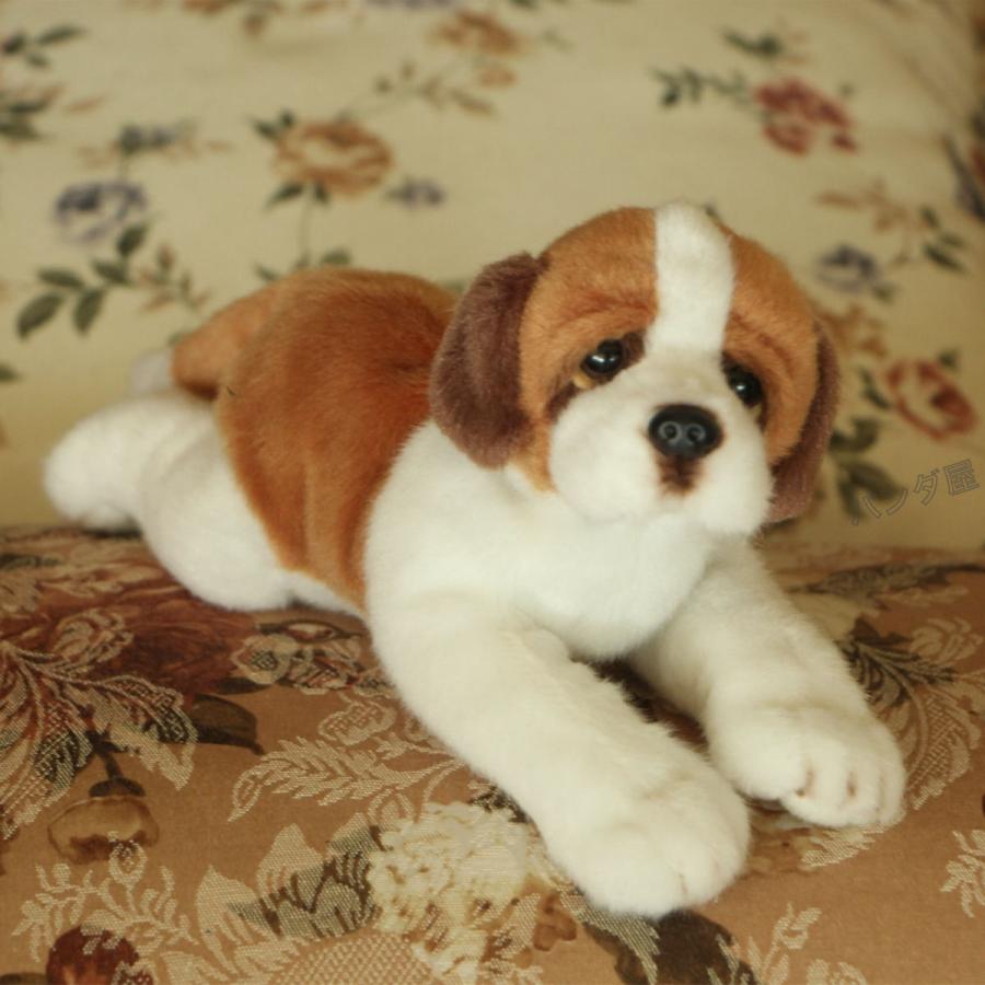 ぬいぐるみ シミュレーションセントバーナード犬 リアルな犬おもちゃ 本物そっくり 可愛く柔らかく癒しバーナード犬ぬいぐるみ（02#）20×8×10cm｜pandahome｜07