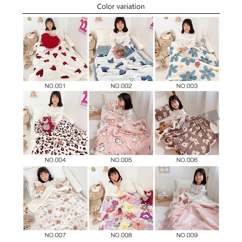 毛布 ブランケット シープボア フランネル ひざ掛け ボア毛布