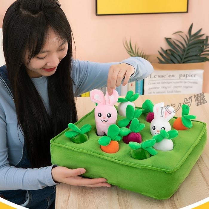にんじん収穫隊 新型にんじん畑 犬 猫 おもちゃ ペット用品