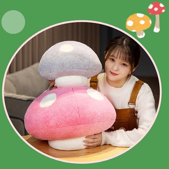 愛らしいキノコぬいぐるみ きのこ抱き枕 子供 枕 用 かわいい 柔らかい 飾り物 インテリア雑貨 |  | 02