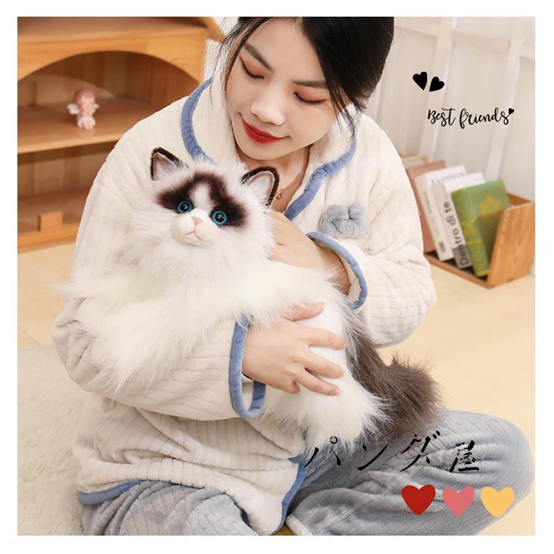 ワールドキャット ラグドール ねこ ぬいぐるみ リアル リアル 猫のぬいぐるみ ラグドール 50cm かわいい 本物みたいな癒し系