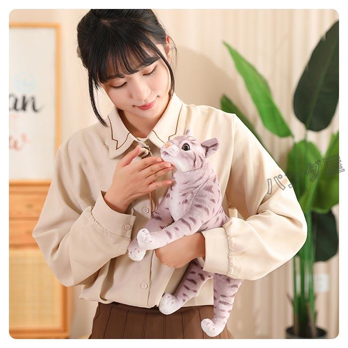 猫ぬいぐるみ リアル 本物そっくり ハンドメイド プレゼント 一人暮らし Amazon.co.jp: Chongker 猫ぬいぐるみ リアル 本物そっくり