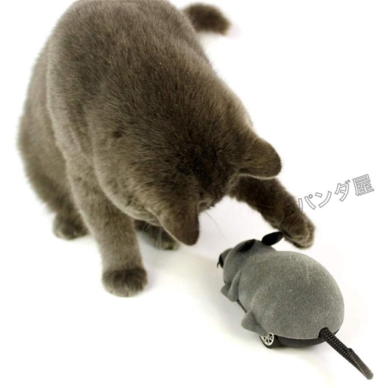 猫おもちゃ ネズミ 猫まっしぐら ラジコン 電動ネズミ リモコン