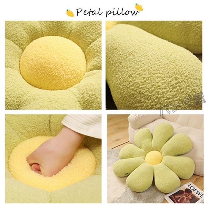 フラワークッション 座布団 背もたれ お花 抱き枕 円形 背当てクッションかわいい ホーム 可愛い 部屋飾り 座るインテリア 限定版 ソファ ふんわり 車
