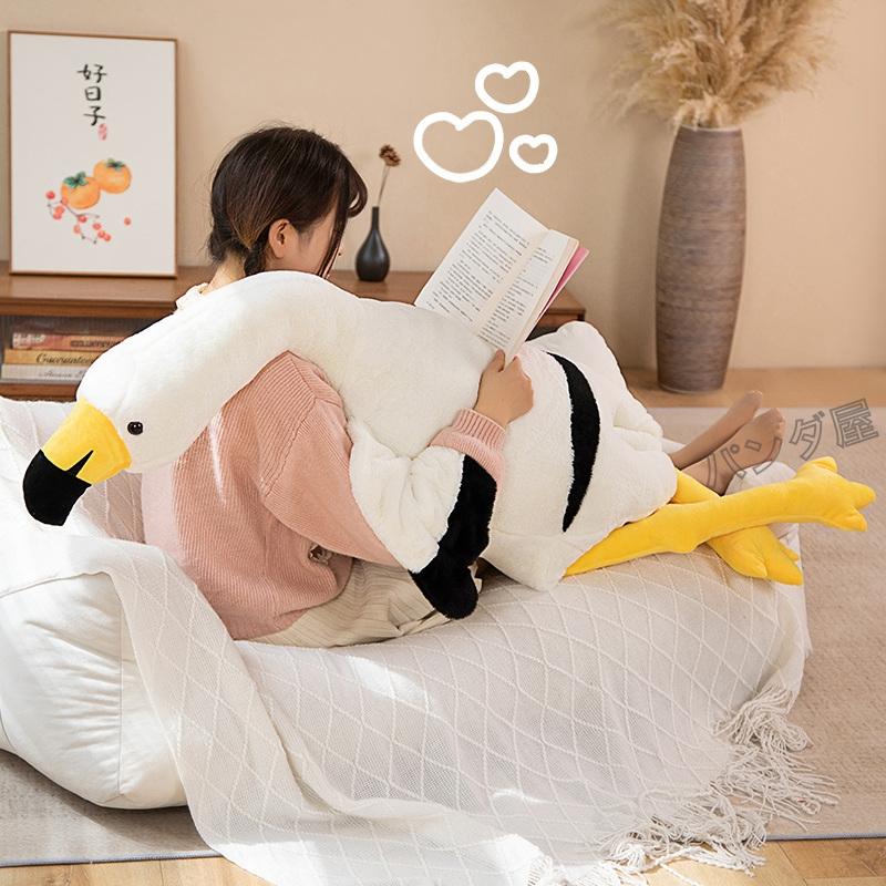 フラミンゴのぬいぐるみ 動物 かわいい 鳥 抱き枕 特大 大きい リアル 