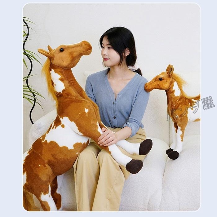 馬のぬいぐるみ うま リアル グッズ 雑貨 馬モデル 本物そっくり ウマ