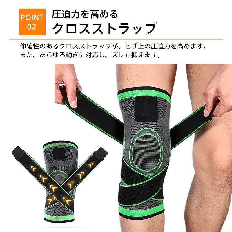 膝サポーター ひざ 保護 膝当て スポーツ 高齢者 固定 変形性膝関節