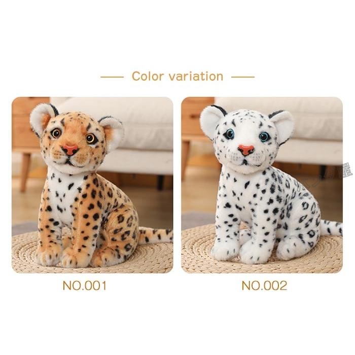 ぬいぐるみ ユキヒョウ チーター ヒョウ リアル 動物 置物 豹