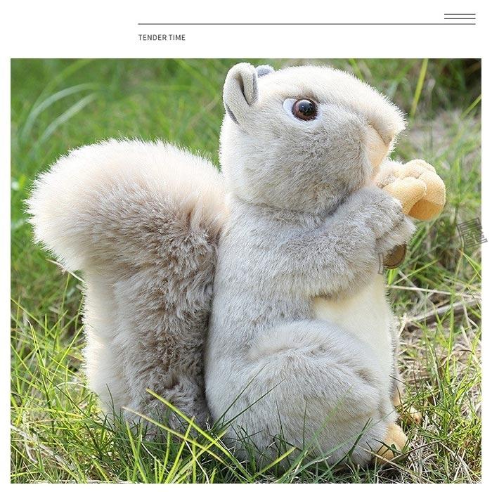 リスぬいぐるみ 動物 アニマル リアル おもちゃ子供 誕生日 クリスマス