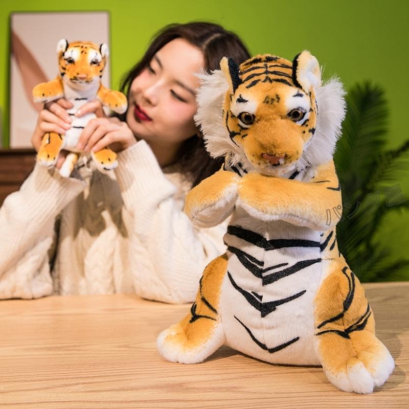 親子タイガーぬいぐるみ 虎 可愛い リアルトラ 置物 癒し系 寝添え