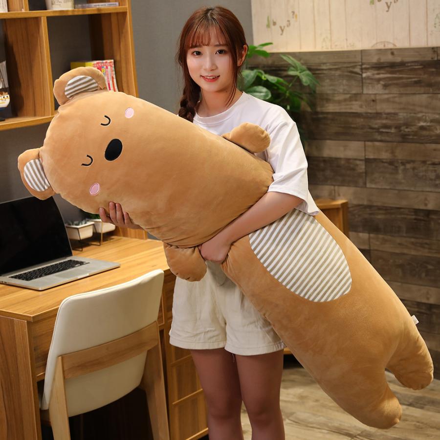 抱き枕ぬいぐるみ可愛いクッション動物 添い寝枕 妊婦 男女兼用 プレゼント贈り物140cm Manastirea Hadambu
