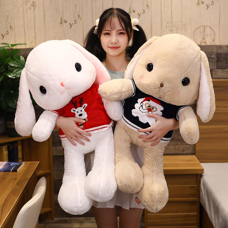 ぬいぐるみ 兎 大耳可愛いウサギフワフワうさぎ 縫いぐるみ クリスマス プレゼント105cm｜pandahome｜04