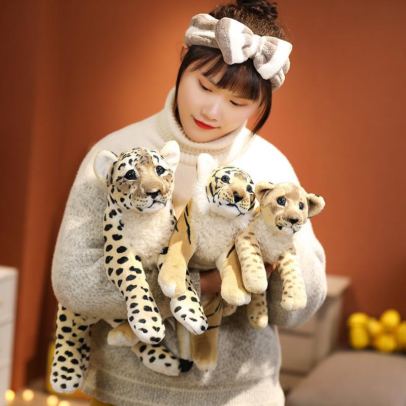 ぬいぐるみ タイガー チーター ライオン リアル アニマル