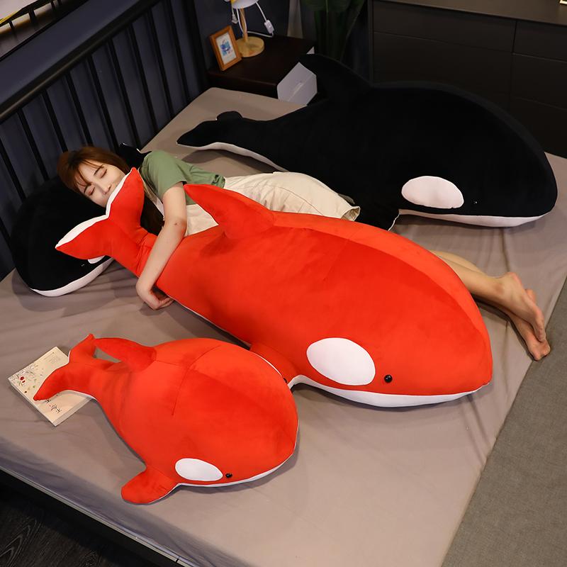 シャチ 抱き枕 ぬいぐるみ クッション ふわふわ 動物 アニマル 可愛い