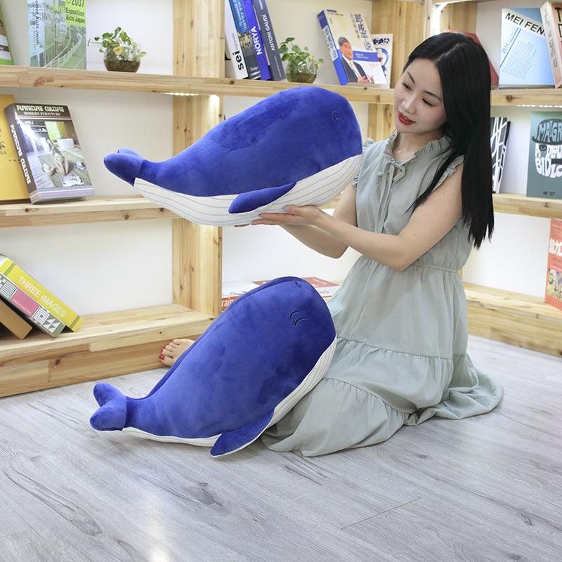 鯨ぬいぐるみクジラ 抱き枕 大きい クッション ふわふわ 癒し
