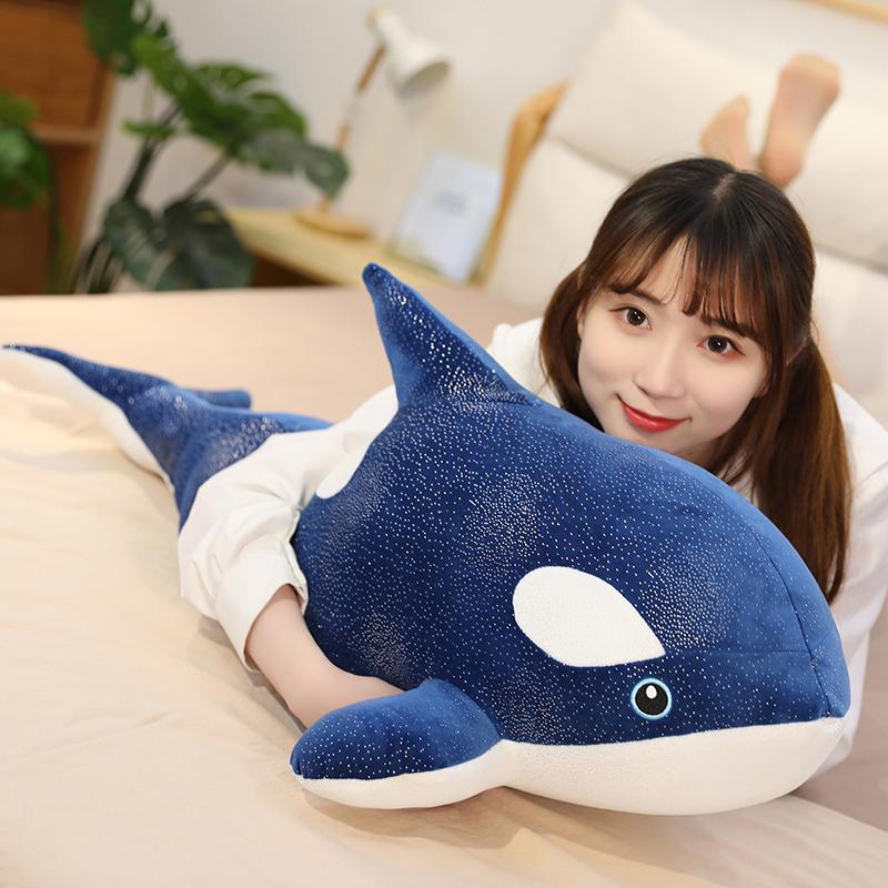 クジラ ぬいぐるみ 鯨 抱き枕 ふわふわ 特大 女の子 サメ縫い包み インテv ぬいぐるみ 特大 鯨 クジラ 海洋生物 抱き枕 ふわふわ 可愛い 添い寝