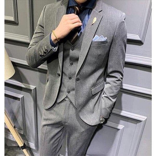 21新発 結婚式 紳士 セットアップ スーツ メンズ ドレス 冠婚葬祭 祝い 結婚式 紳士 セットアップ スーツ メンズ 祝い 春秋 出勤 出張 あり 大きいサイズ スリーピース ドレスコートフォーマル 冠婚葬祭 ビジネススーツ