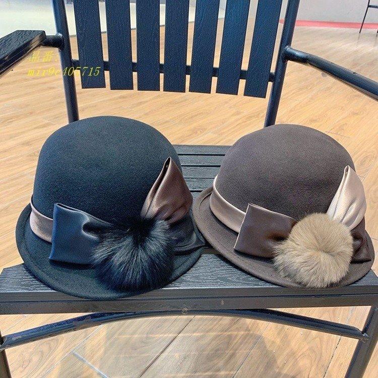 帽子 宴会用 披露宴 おしゃれ 女子会 中折れ帽 合わせやすい 蝶結び キャップ 毛玉