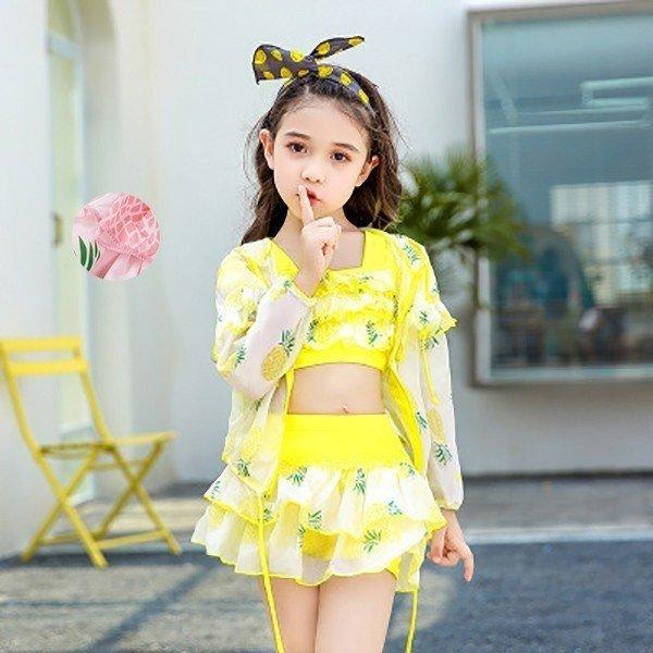 3点セット超人気水着女の子キッズ子供ワンピース水着中小学生キッズ用水着スクール水着温泉海水浴プール着海遊び紫外線カットビーチミズギ