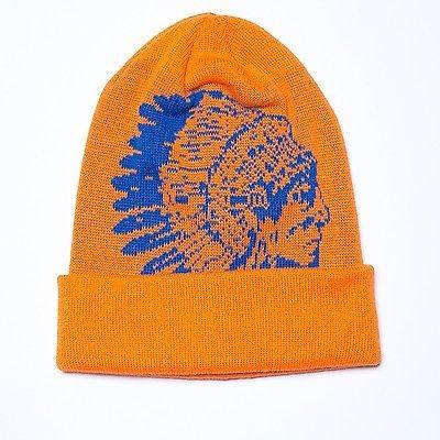 【人気沸騰】 Cap Knit Head Indian Gang Hustle T.I ハッスルギャング 帽子 Hat Shipping Fast Authentic Orange/Royal その他帽子