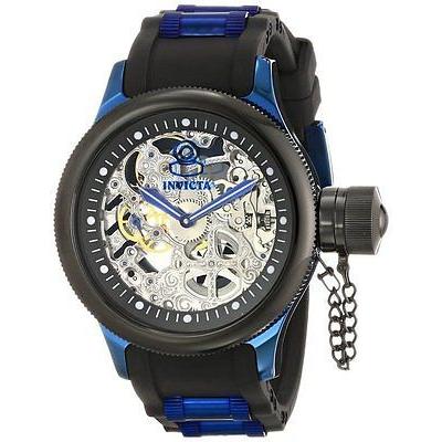 純正 買取 海外セレクション 腕時計 Invicta メンズ Russian Diver Mechanical ブラック スケルトン Polyurethane 腕時計 E パンダストア 通販 Yahoo ショッピング 公式ファッション通販サイト Www Wedelivergifts Com