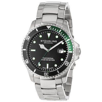 【テレビで話題】 Original Stuhrling 腕時計 ストゥーリングオリジナル メンズ 腕時計 クォーツ スイス Elite Regatta アクアダイバー 326B.331171 腕時計