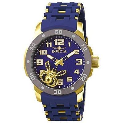 無料配達 メンズ Invicta 腕時計 インヴィクタ 'Sea 80111 腕時計 オートマチック Polyurethane & SS クォーツ スイス Spider' 腕時計