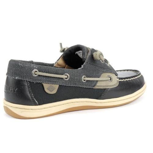人気特価激安 運動靴 ワオウィー Sperry Top Sider Women S Songfish Waxy Canvas Black Boat Shoes New E パンダストア 通販 Yahoo ショッピング 未使用 Diamondmedicalcentre Com