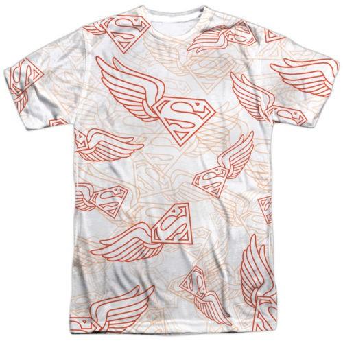 都内で DCコミックス Tシャツ Superman Shirt T Adult Licensed Sublimation Comics DC Flight Super 半袖