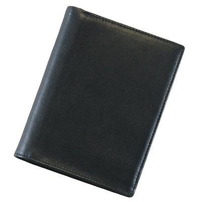 【本物新品保証】 財布 BLK 207-5 Black Wallet Passport European Leather Royce ルイスレザー その他財布、帽子、ファッション小物
