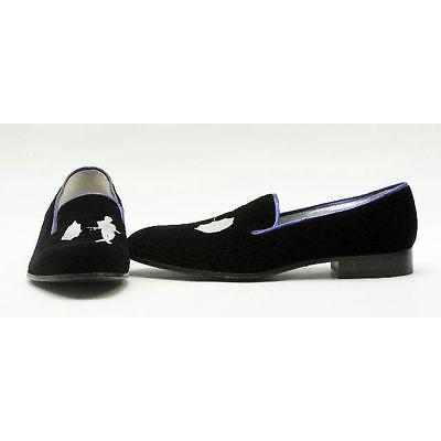 在庫一掃 メンズ ドレス ワンピース 495 Fonzworth Bentley メンズ ブラック ベルベット Slipon ウイズ Crest Uk 5 Usa 6 100 本物保証 Mdtu Nw Gov Lk