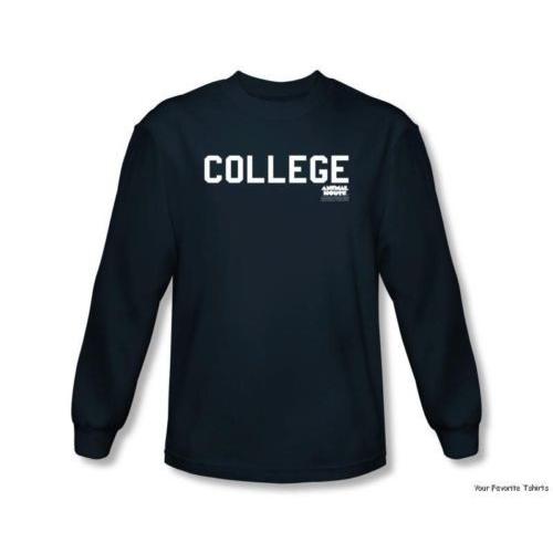 在庫限り スゥエット パーカー ユニバーサルスタジオ Officially Licensed Animal House College Long Sleeve Shirt S 2xl 期間限定特価 Lewisfamilyinsurance Com