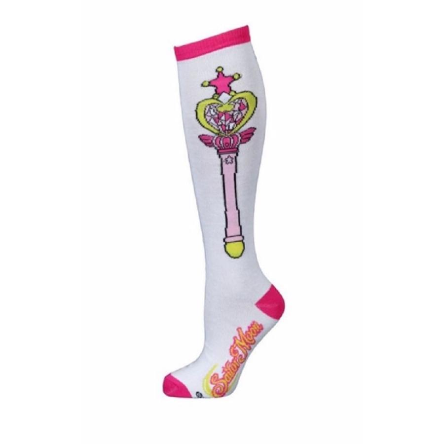 靴下 セーラームーン Sailor Moon Sailor Wand Knee High Womens Socks ニーハイ、サイハイ