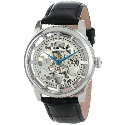 インヴィクタ 腕時計 Stuhrling メンズ 393 33152 クラシック Winchester スケルトン オートマチック レザー 腕時計