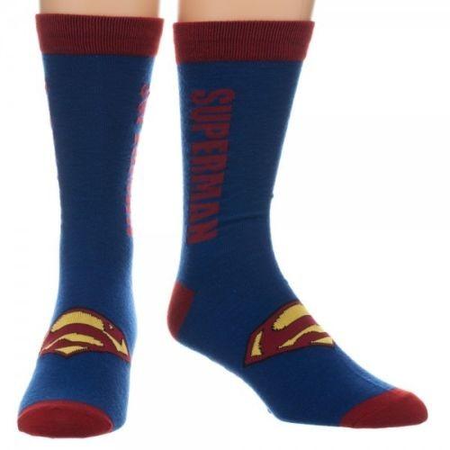 激安超安値 Socks Crew Licensed Comics Dc Logo Text Superman ソックス 靴下 グッズ アパレル 海外買付直輸入キャラクター 靴下 Www Rmsbuylink Com