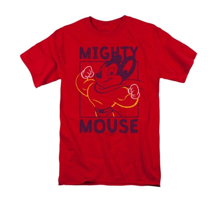 人気の春夏 The Break Mouse Mighty マイティマウス Tシャツ Box S-3XL Shirt Adult Licensed その他トップス