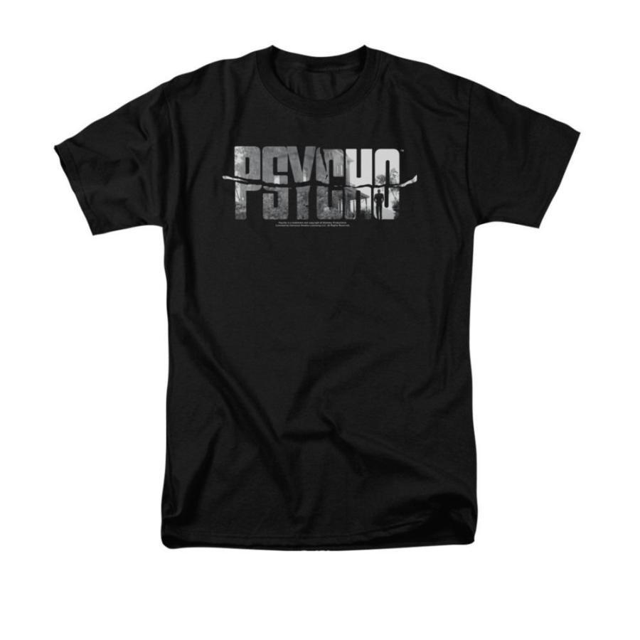 今季一番 Cutout Logo Movie Psycho ユニバーサル Tシャツ グッズ アパレル 海外買付直輸入キャラクター Licensed S 3xl Shirt Adult トップス Dagl Tg